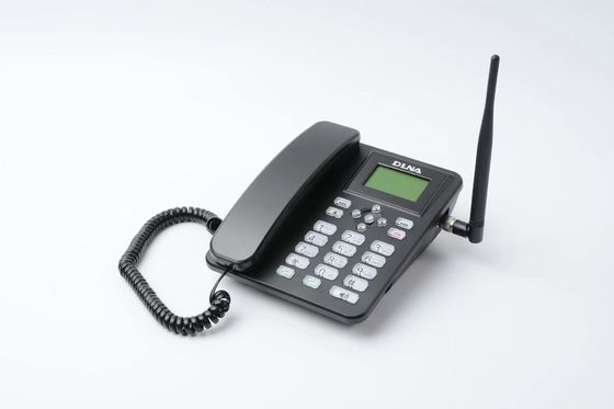 Mua Điện thoại bàn không dây GSM cố định kép, Điện thoại máy tính để bàn GSM ăng-ten TNC online manufacture